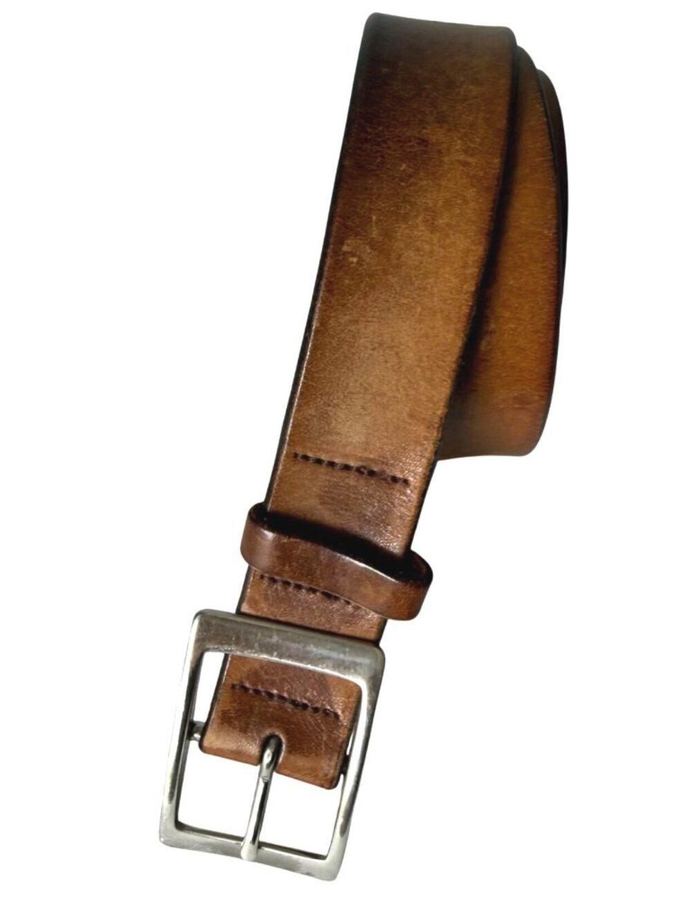 Martin Dingman Men's Leather Belt Sz 34 Brown Bridle Countrywear Made In USA